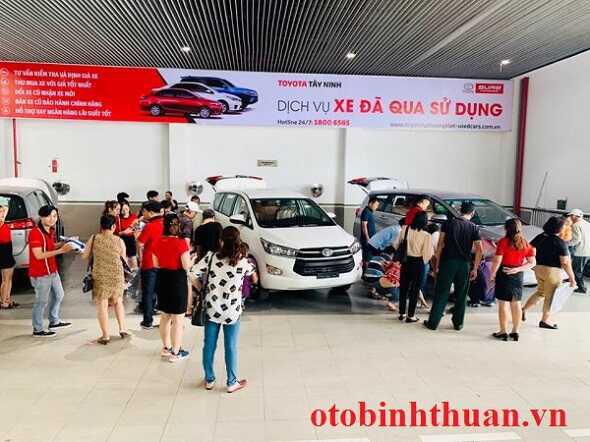 Showroom Dai ly Toyota Tay Ninh otobinhthuan vn